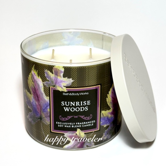 SUNRISE WOODS 3 Wick Candle - Picture 2 of 3